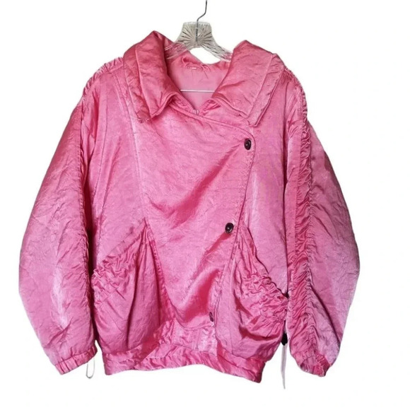 Vintage Jackets & Blazers - Vintage Stylman Barbie Pink Ski Puffer Jacket S